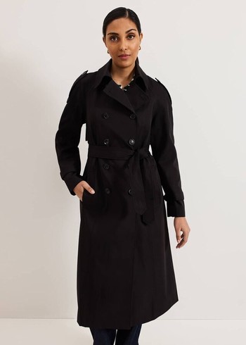 Phase Eight Avalie Petite Coats Black Canada | EXPWUI-735